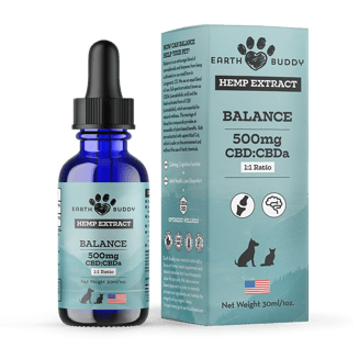 1:1 Balance for Pets [30ml] (500mg CBD/500mg CBDa) by Earth Buddy