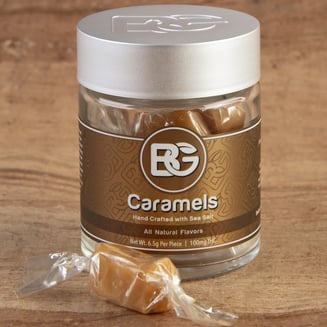 Sea Salt Caramels [5pk] (100mg) by Bedford Grow