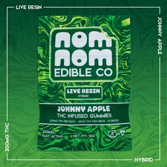 Johnny Apple [10pk] (200mg) by Nom Nom Edible Co.