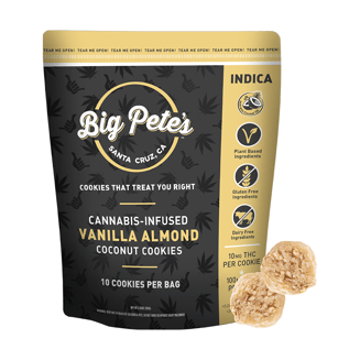 Vanilla Almond Coconut - Indica [10pk] (100mg) by Big Pete's Treats