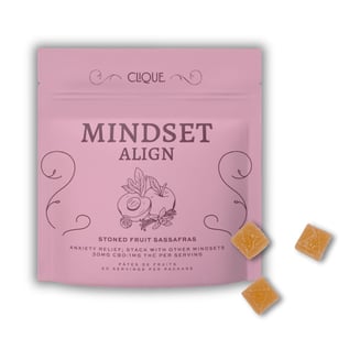 Align - Stoned Fruit Sassafras [20pk] (600mg CBD/20mg THC) by CLIQUE