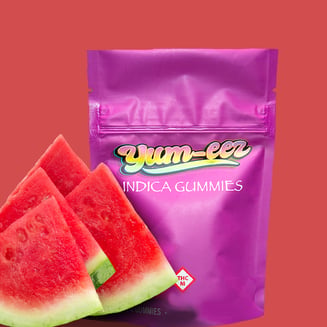Sour Watermelon Indica [10pk] (250mg) by Yum-eez