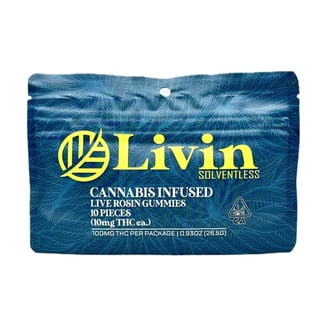 Banana Cream [10pk] (100mg) by Livin Solventless