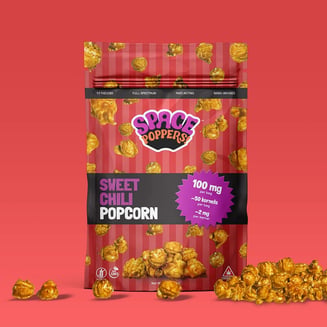 Popcorn: Sweet Chili (100mg. bag) by Space Poppers
