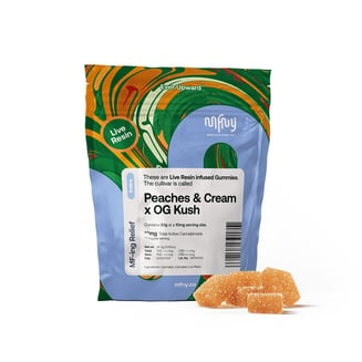 Peaches & Cream x O2 OG Kush [10pk] (100mg) by MFNY