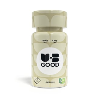 1:1 Balance Capsules [22pk] (220mg CBD/220mg THC) by UB GOOD