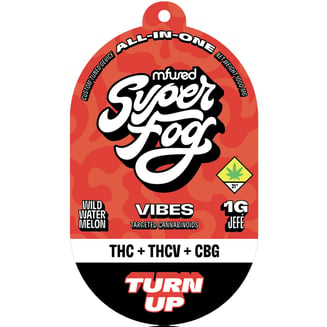 Turn Up - THC + CBG + THCV [1000mg] by Mfused