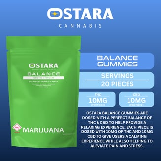 1:1 Balance Gummies [20pk] (200mg CBD/200mg THC)