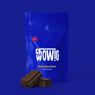0:1 Dark Chocolate Square (20mg) by Chowie Wowie