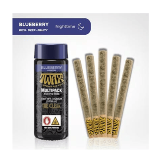 TWAX Minis Infused Pre-rolls 3g [5 Pack] | Blueberry by CLEAR Brands