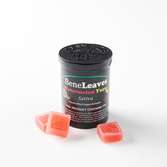 Watermelon Yuzu Gummies (110mg) by BeneLeaves