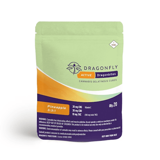 3:3:1 Experience Active [20pk] (600mg CBG/600mg CBD/200mg THC) by Dragonfly - UT