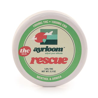 1:1 Rescue Balm [2.3oz] (1000mg CBD/1000mg THC) by ayrloom