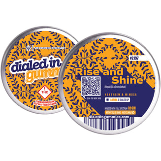 100mg - Rise and Shine #2197 - Rosin Gummies (10pk) by Dialed In Gummies