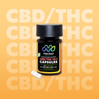 Capsules - 10:1 [30pk] (1500mg CBD/150mg THC) by Main Street Health