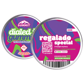 100mg - Regaldo Special #2439 - Rosin Gummies (10pk) by Dialed In Gummies