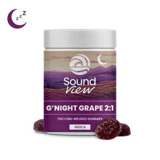 SoundView G'Night Grape 2:1 CBN Gummies T96.6mg C50.6mg I 00273 by SoundView