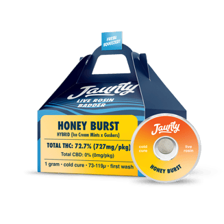 Honey Burst | Cold Cure | Live Rosin | 1g by Jaunty