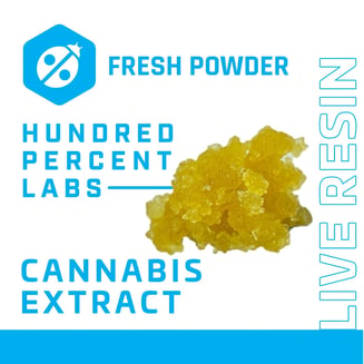 Afghan Man Live Resin Badder by Hundred Percent Labs