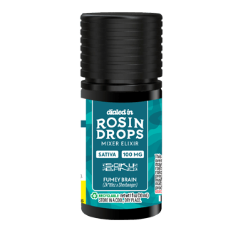 100mg - Fumey Brain - Rosin Drops by Dialed In Gummies
