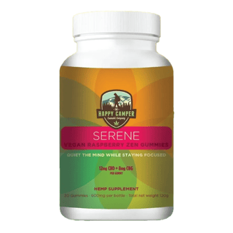 Raspberry Zen - Serene [30pk] (360mg CBD/240mg CBG) by The Happy Camper