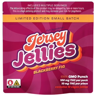 Blackberry Fig x GMO Punch [10pk] (100mg) by Jersey Jellies
