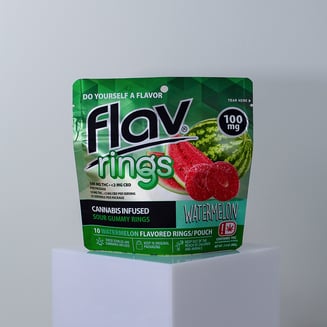 Watermelon (10 piece 100mg bag) by Flav