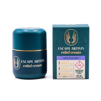2:1:2 Relief Cream - Lavender [2oz] (400mg CBD/200mg CBG/400mg THC)