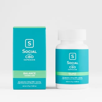 Balance [2ct] (67mg CBD) by Social CBD