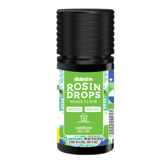100mg - Limebow - Rosin Drops by Dialed In Gummies