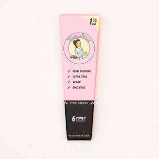BLAZY SUSAN - PINK PRE-ROLLED CONES 1 1/4 - 6PK