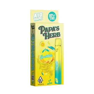 Lemonchello [1000mg] | Papa's Herb | Cannabis Vape - Purple Lotus