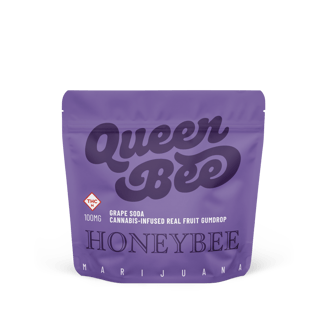 Grape Soda Gumdrop [1pk] (100mg) by Honeybee