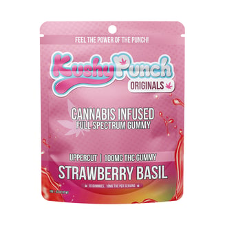 Strawberry Basil - Uppercut [10pk] (100mg) by Kushy Punch