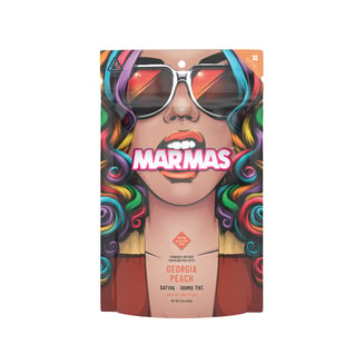 Georgia Peach - Sativa [10pk] (100mg) by Marmas