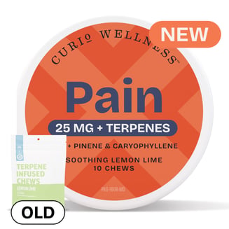 Pain Soothing Lemon Lime [10pk] (250mg) by Curio Wellness