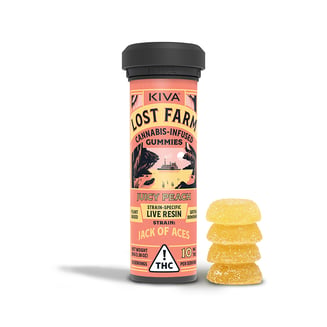 Juicy Peach x Jack of Aces [10pk] (100mg) by Lost Farm