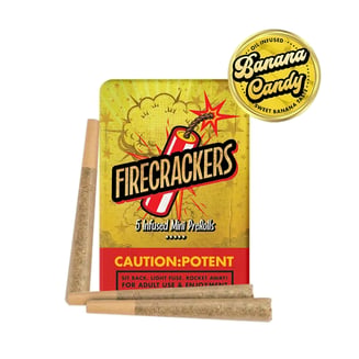 Banana Candy Infused 5-pack (3.5g) by Pioneer Valley Cannabis, Co.