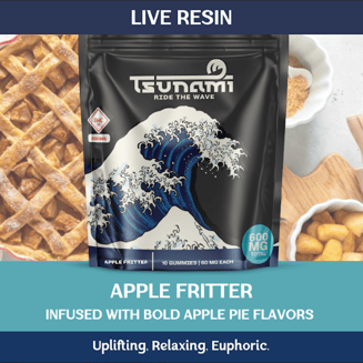 Apple Fritter [10pk] (600mg) by Tsunami Canna