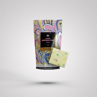 NGW -- MACRO Birthday Cake -- Square -- 100mg by Nature's Grace and Wellness