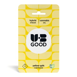 Yellow Split Balance Cartridge [.8g] by UB GOOD
