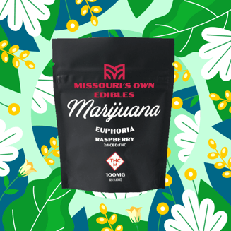2:1 Euphoria Raspberry [10pk] (200mg CBD/100mg THC) by Missouri's Own