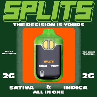 Splits Lemon HDZ x Garlic Ckies 2g Dual Chamber (I) 41802 by Theraplant