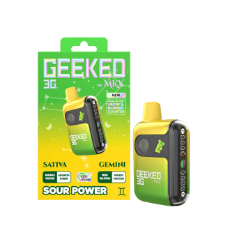 Geeked 3G Disposable by MKX | Sour Power by MKX Oil Co.