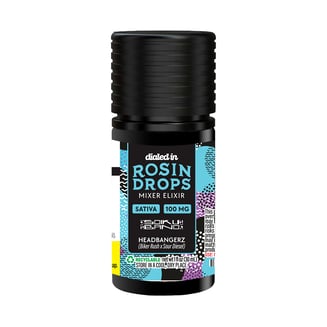 100mg - Headbangerz - Rosin Drops by Dialed In Gummies