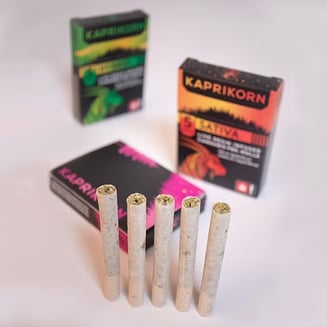 100 Rackz Infused Pre-rolls 5 x .9g by Kaprikorn