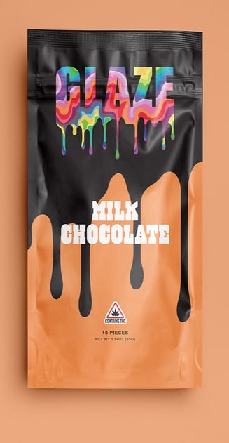 Milk 'n Cookies (100mg) by Glaze Edibles