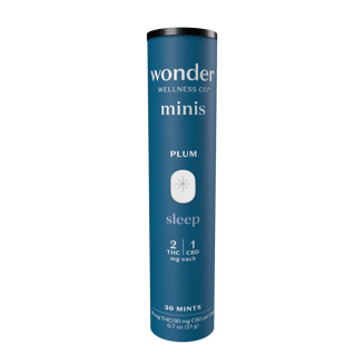*Wonder Sleep Minis 1:1:1 (Plum) [30pk] (30mg CBD/60mg THC) by * Wonder Wellness Co.™