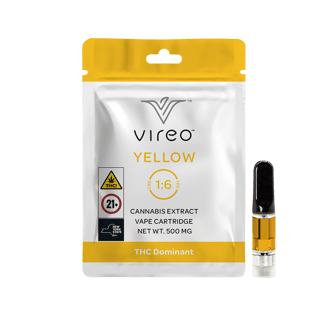 Yellow Distillate Vaporizer Cartridge [500mg] (GDP) by Vireo
