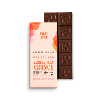 CBD Vanilla Bean Crunch Bar (200mg CBD) by Vital Leaf